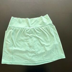 Athleta Light Green Mini Skort